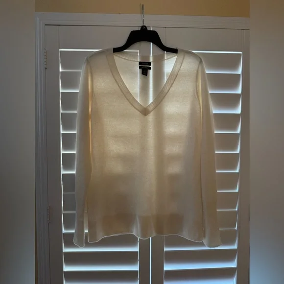 Halogen Cream Cashmere Knitwear - Picture 2 of 9